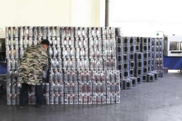 河南蜂窩煤廠成品倉庫